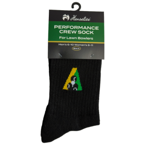 Henselite Crew Socks — Black