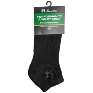 Henselite Anklet Socks — Black