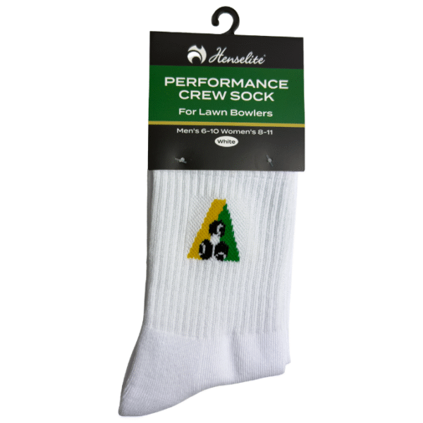 Henselite Crew Socks — White